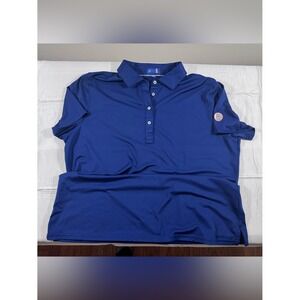 Stitch Golf Mens Blue Lighweight Performance Polo Shirt AAG 1955 XL